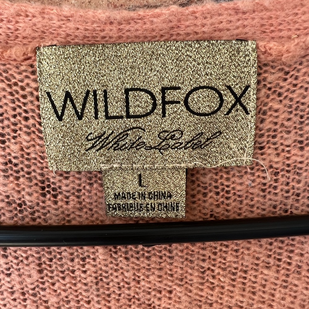 Wildfox White Label Apache Eagle Long Cardigan - image 4